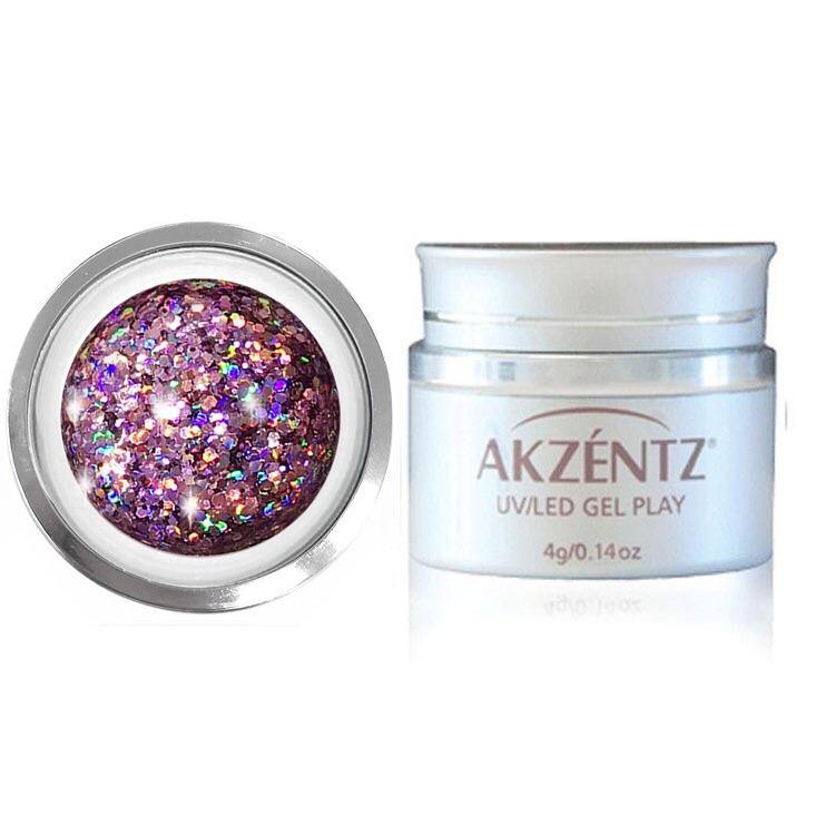 UV/LED GEL PLAY - GLITTER PINK CRUSH 4g/.14oz