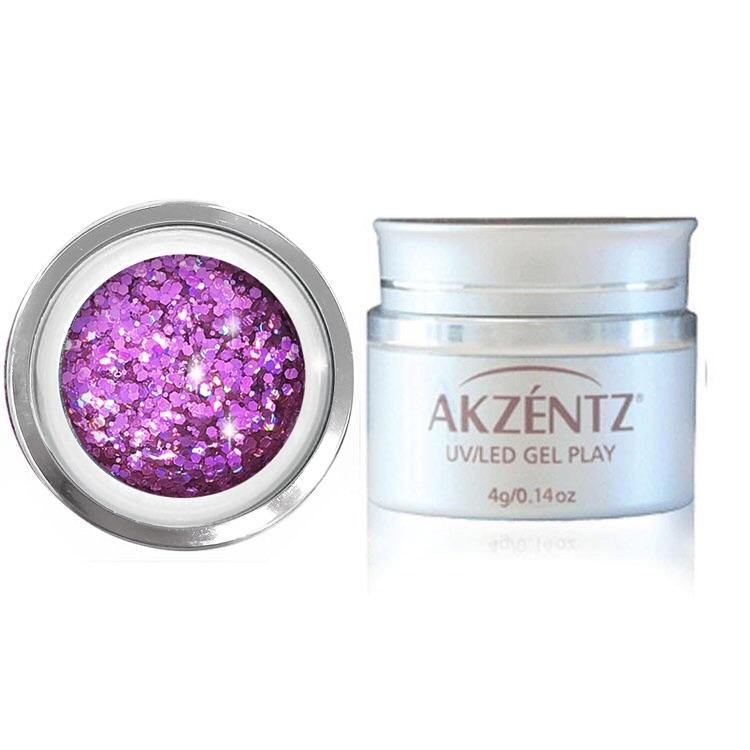 UV/LED GEL PLAY - GLITTER MAGENTA CRUSH 4g/.14oz